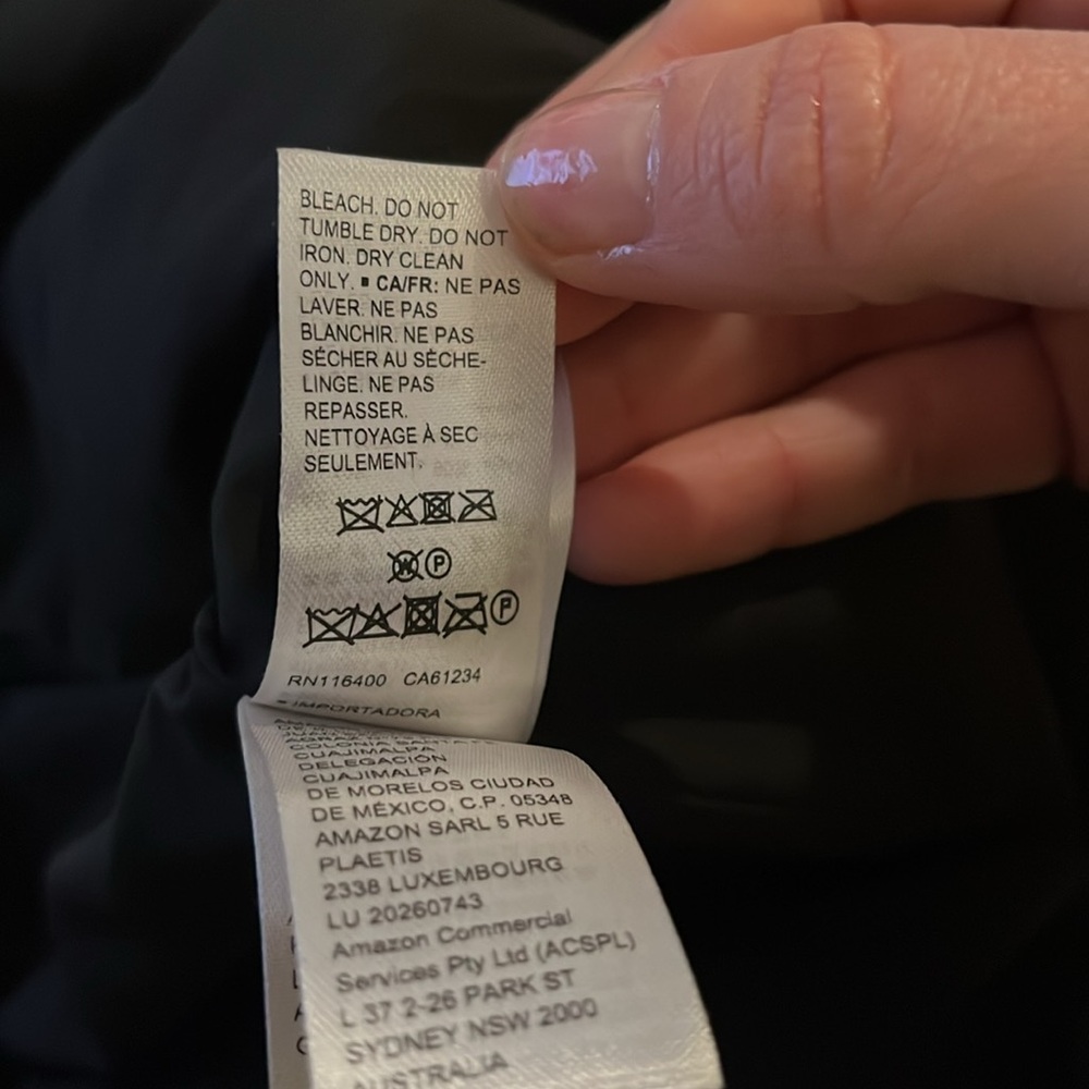 Amazon The Drop Black Single Button Long Blazer L… - image 8